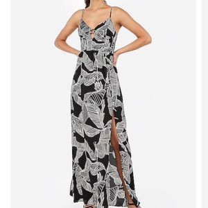 Express maxi dress with slit xl